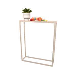 Console table Linea Steel | Grey White