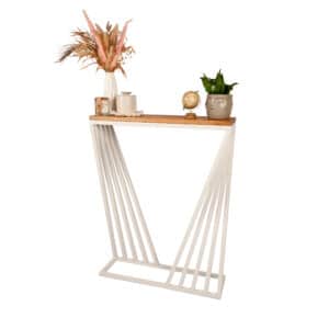 Console table Verta | Grey White